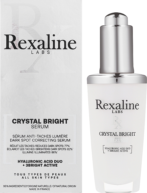 Rozświetlające serum do twarzy - Rexaline Crystal Bright Serum — Zdjęcie N2