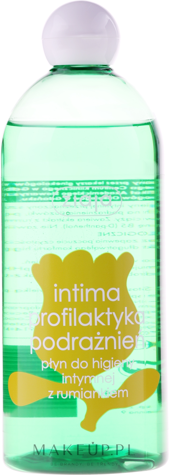 Płyn do higieny intymnej z rumiankiem na podrażnienia - Ziaja Intima — Zdjęcie 500 ml
