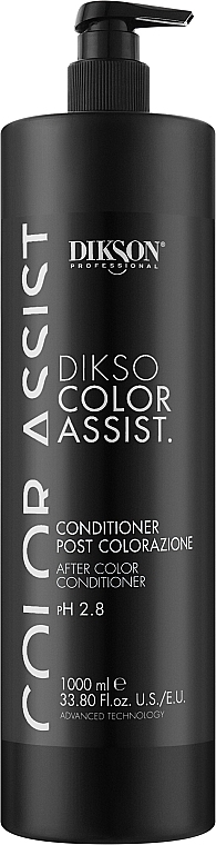 Bio odżywka chroniąca kolor do włosów farbowanych i z pasemkami Granat i jagody Acai - Dikson Color Assist. — Zdjęcie N1