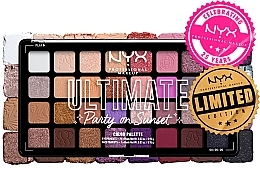 Paleta cieni do oczu i twarzy z 32 odcieniami - NYX Professional Makeup Ultimate Party on Sunset — Zdjęcie N3