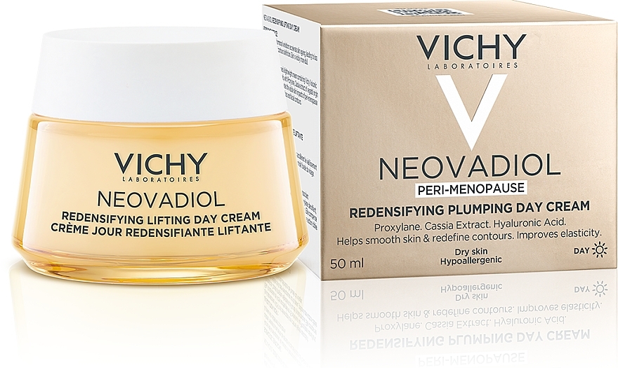 Przed menopauzą krem na dzień do skóry suchej - Vichy Neovadiol Redensifying Lifting Day Cream — Zdjęcie N2