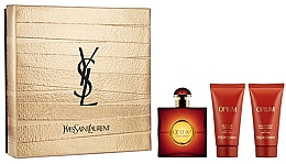 Kup Yves Saint Laurent Opium - Zestaw (edt/50ml + b/lot/50ml + sh/g/50ml)