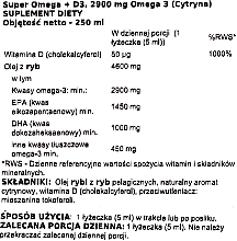 Suplement diety Omega 3+D3, 2900 mg, smak cytrynowy - Osavi Daily Omega — Zdjęcie N2