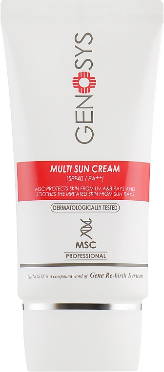 Krem przeciwsłoneczny do twarzy - Genosys Multi Sun Cream SPF40 — Zdjęcie N2