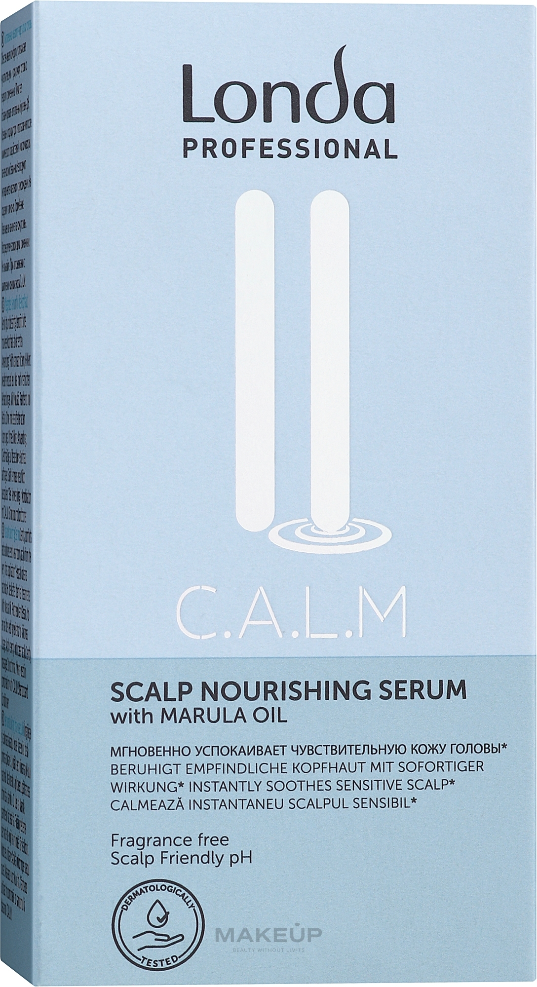 WYPRZEDAŻ Odżywcze serum do włosów - Londa Professional C.A.L.M. Serum * — Zdjęcie 6 x 9 ml