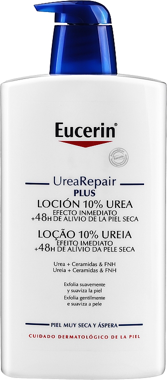 Wygładzające mleczko do ciała 10% Urea - Eucerin UreaRepair PLUS Lotion 10% Urea — Zdjęcie N1