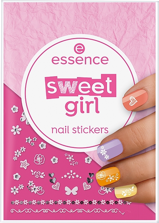 Naklejki na paznokcie - Essence Sweet Girl Nail Stickers — Zdjęcie N1
