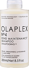 Kup PRZECENA! Regenerujący szampon nawilżający do wszystkich rodzajów włosów - Olaplex Professional Bond Maintenance Shampoo N°4 *