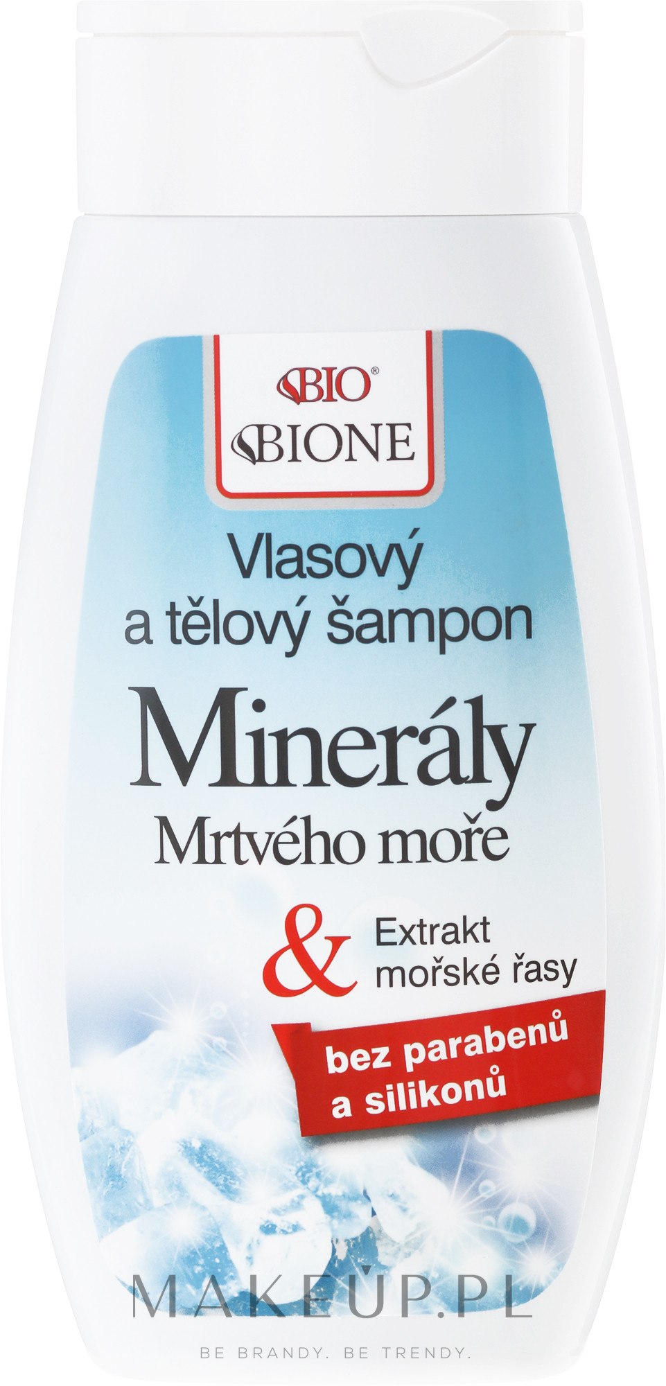 Mineralny szampon do mycia ciała i włosów - Bione Cosmetics Dead Sea Minerals Hair And Body Shampoo — Zdjęcie 255 ml