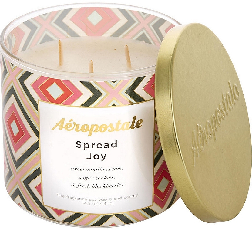 Świeca zapachowa - Aeropostale Spread Joy Fine Fragrance Candle — Zdjęcie N1