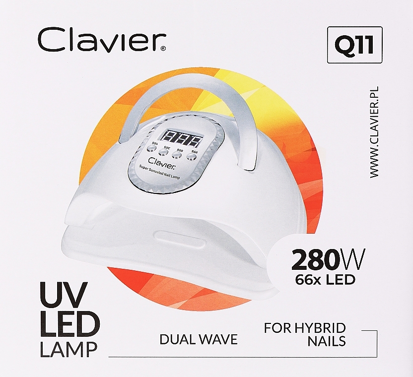 Lampa LED Q11, biała - Clavier UV LED Lamp — Zdjęcie N2