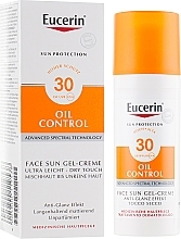 Żel-krem do twarzy do skóry tłustej i skłonnej do trądziku SPF 30 - Eucerin Sun Gel-Cream Oil Control — Zdjęcie N2