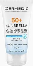 Kup Ultralekki krem ochronny SPF 50+ do skóry suchej i normalnej - Dermedic 50+ Sunbrella Ultra-light Fluid