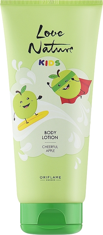 Balsam do ciała dla dzieci - Oriflame Love Nature Kids Body Lotion Cheerful Apple — Zdjęcie N1