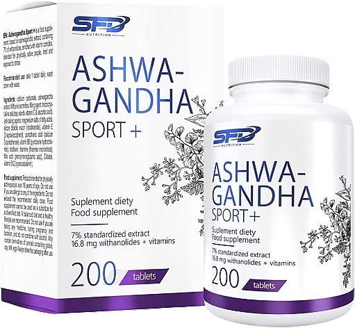 Suplement diety Ashwagandha Sport+ - SFD Nutrition Ashwagandha Sport+ — Zdjęcie N1