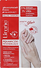 Rękawiczki regenerujące Dwustopniowy zabieg wygładzający - Lirene Aksamitne dłonie — Zdjęcie N2