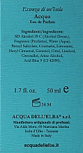 Acqua Dell'Elba Acqua - Woda perfumowana — Zdjęcie N5