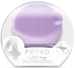 Podróżna szczoteczka do oczyszczania i masażu twarzy - Foreo Luna 4 Go Facial Cleansing & Massaging Device Lavender — Zdjęcie N4