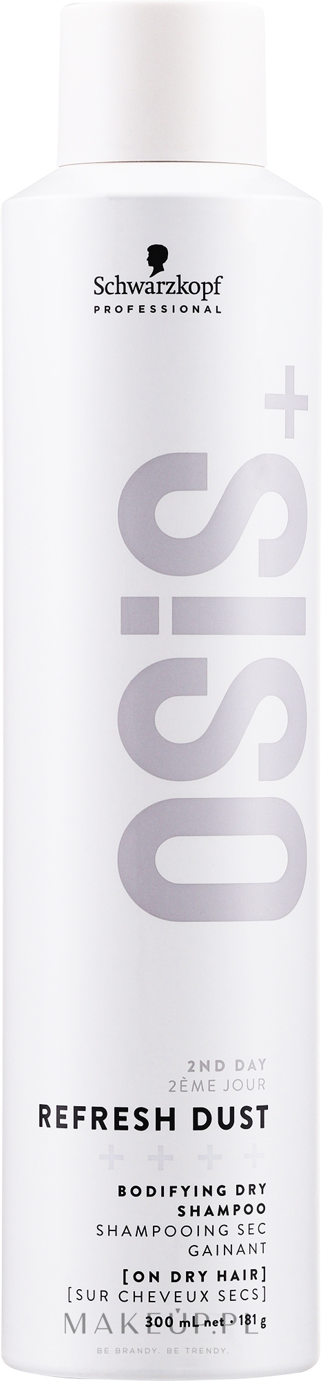Suchy szampon - Schwarzkopf Professional OSIS+ Refresh Dust Bodifying Dry Shampoo Spray — Zdjęcie 300 ml