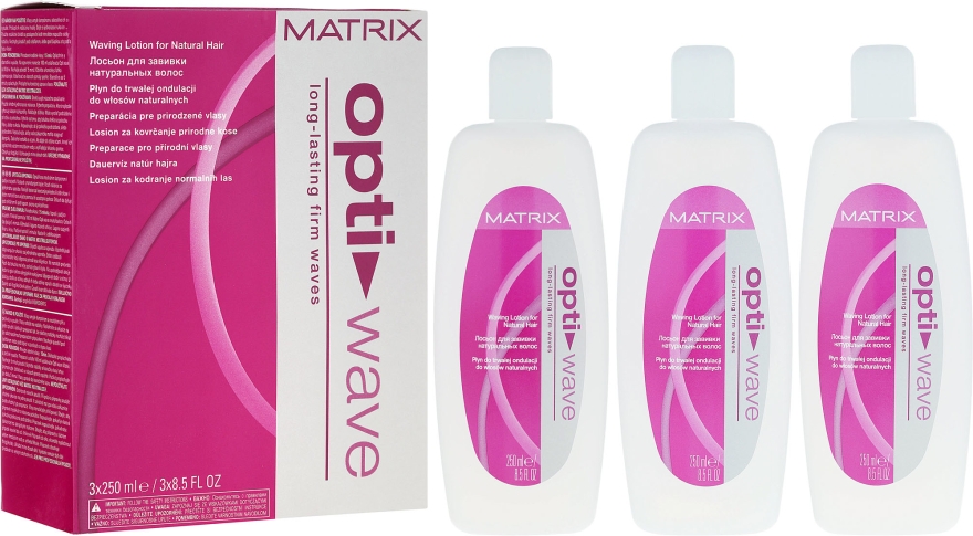 Płyn do trwałej ondulacji włosów naturalnych - Matrix Opti Wave Lotion for Natural Hair Kit — Zdjęcie N1