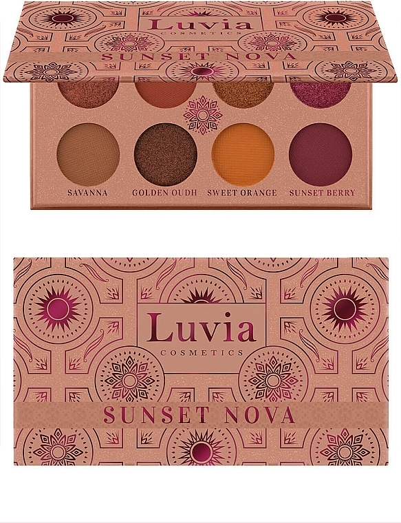Paleta cieni do powiek - Luvia Cosmetics Sunset Nova Eyeshadow Palette — Zdjęcie N1