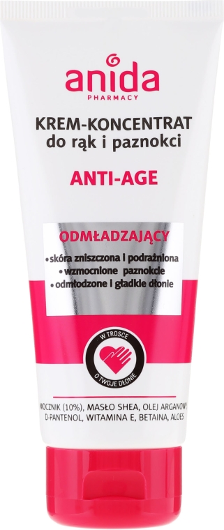 Krem-koncentrat do rąk i paznokci Intensywna regeneracja - Anida Pharmacy Anti-Age — Zdjęcie N1
