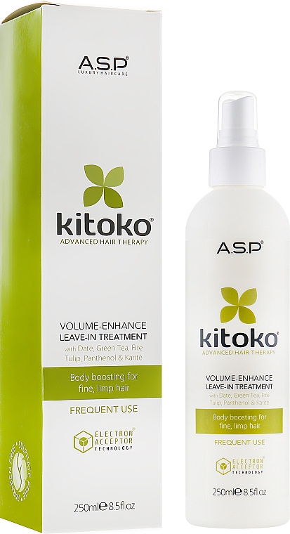 Odżywka zwiększająca objętość włosów - Affinage Salon Professional Kitoko Volume Enhance Leave-In Treatment — Zdjęcie N1