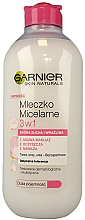 Mleczko micelarne 3 w 1 do twarzy do skóry suchej i wrażliwej - Garnier Skin Naturals  — Zdjęcie N1