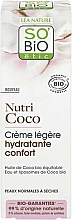 Nawilżający krem do twarzy - So'Bio Etic Nutri Coco Light Moisturiser — Zdjęcie N1