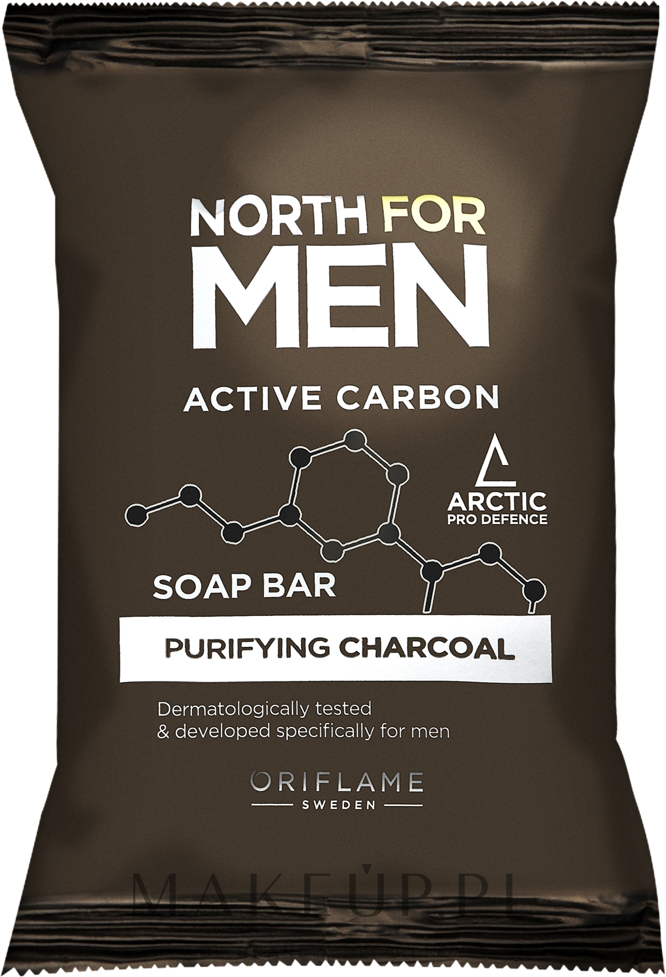 Mydło - Oriflame North For Men Active Carbon Soap Bar — Zdjęcie 100 g