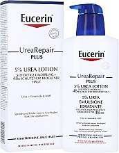 Lekki nawilżający lotion do ciała do skóry suchej - Eucerin UreaRepair PLUS Lotion 5% Urea — Zdjęcie N3