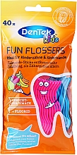 Kup Szczoteczki do czyszczenia przestrzeni międzyzębowych o smaku owocowym dla dzieci - DenTek Kids Fruit Fun Flossers