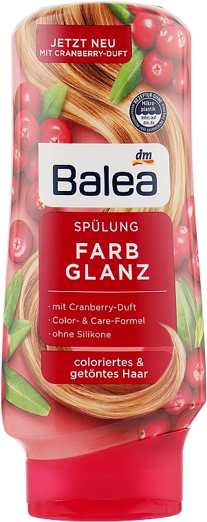 Balsam-odżywka do włosów farbowanych o zapachu żurawiny - Balea Farb Glanz