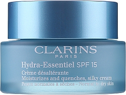 Nawilżający krem do twarzy do skóry normalnej i suchej SPF 15 - Clarins Hydra-Essentiel Silky Cream — Zdjęcie N3