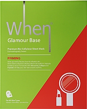 Kup Ujędrniająca biocelulozowa maska na tkaninie do twarzy - When Glamour Base Bio-Cellulose Sheet Mask