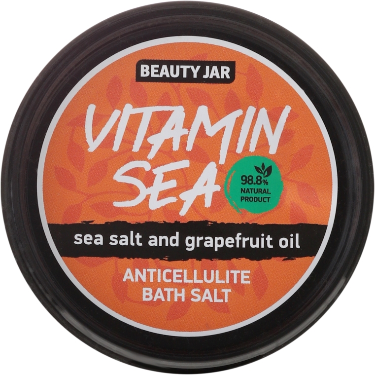 Antycellulitowa sól morska do kąpieli z olejkiem grejpfrutowym - Beauty Jar Vitamin Sea Anticellulite Bath Salt — Zdjęcie N2