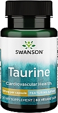 Kup Suplement diety Tauryna 500 mg - Swanson Taurine Featuring AjiPure 500mg Veggie Capsules