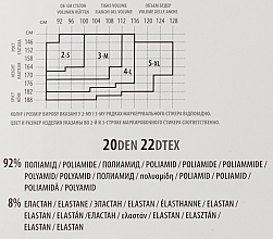 Rajstopy damskie Impresso Love 20 Den, nero - Giulia — Zdjęcie N3