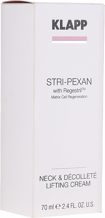 Liftingujący krem ​​przeciwzmarszczkowy na szyję i dekolt - Klapp Stri-PeXan Neck & Decollete Lifting Cream — Zdjęcie N1