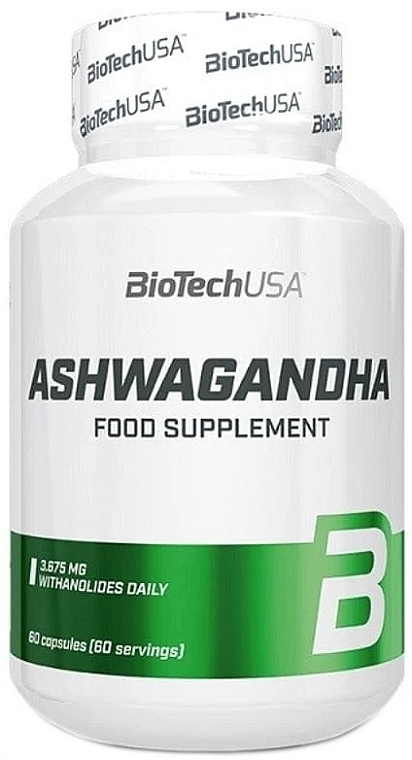 Witaminy i minerały - BioTechUSA Ashwagandha — Zdjęcie N1