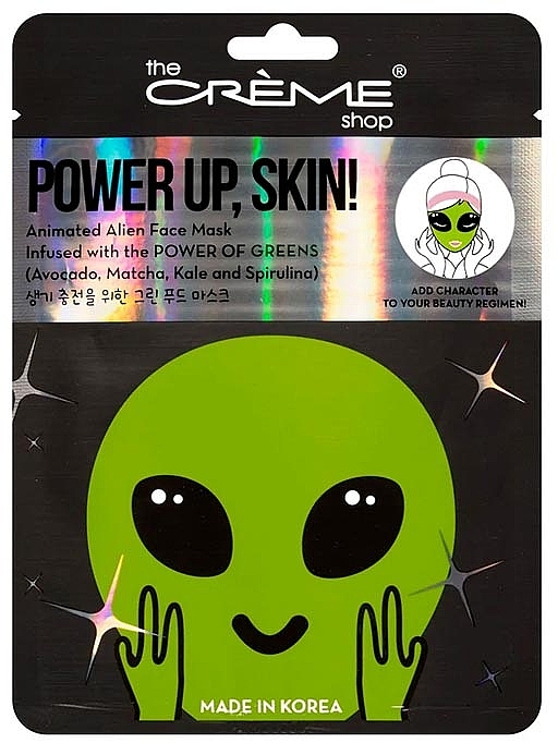 Maseczka do twarzy - The Creme Shop Power Up Skin Alien Mask — Zdjęcie N1