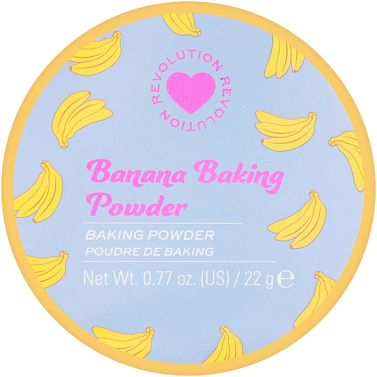 Sypki puder bananowy do twarzy - I Heart Revolution Loose Baking Powder Banana — Zdjęcie N2