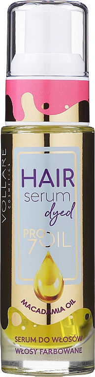 Serum do włosów farbowanych Intensywny kolor i blask - Vollaré Pro Oli Color & Shine Hair Serum