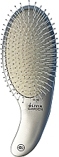 Szczotka do włosów - Olivia Garden Expert Care Nylon Bristles Silver — Zdjęcie N1