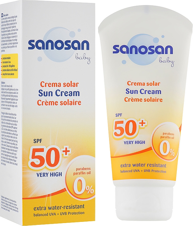 Krem przeciwsłoneczny dla dzieci - Sanosan Baby SPF 50 — Zdjęcie N1