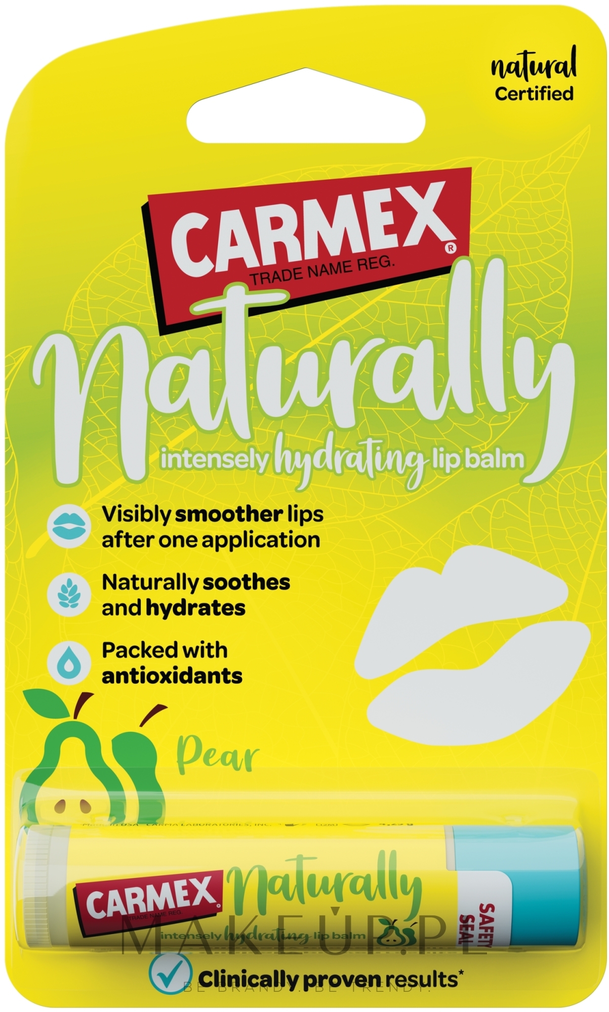 Balsam do ust Gruszka - Carmex Naturally Lip Balm Pear — Zdjęcie 4.25 g