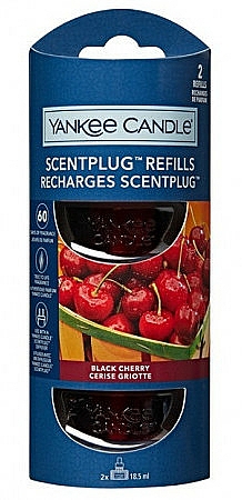 Wymienny wkład do elektrycznego dyfuzora zapachowego - Yankee Candle Black Cherry Refill Scent Plug — Zdjęcie N1