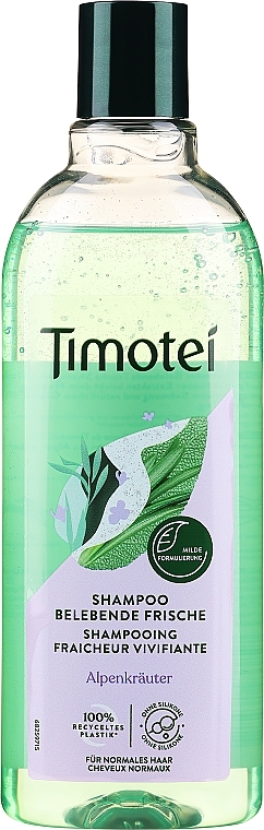 Odświeżający szampon do włosów - Timotei  — Zdjęcie N1