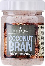 Naturalny peeling do twarzy Zmielony kokos - Hristina Cosmetics Coconut Bran Face Peeling — Zdjęcie N1