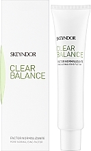 Normalizujące serum do twarzy - Skeyndor Clear Balance Pore Normalising Factor — Zdjęcie N2